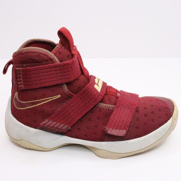 NIKE LEBRON SOLDIER BOYS 1Y CHILDRENS Maroon SHOES SNEAKERS 845122 - 668 - Picture 7 of 12